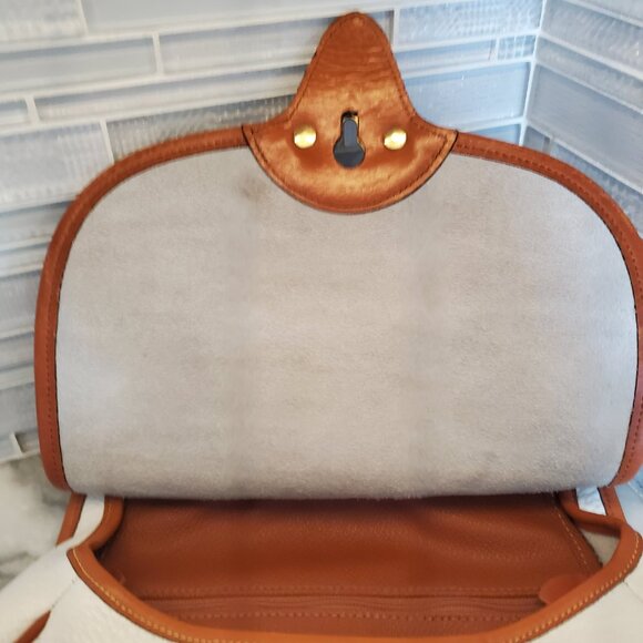 NWOT Vintage Dooney & Bourke WHITE  AWL Cavalry Collection, Ammunition Pouch - Picture 10 of 16